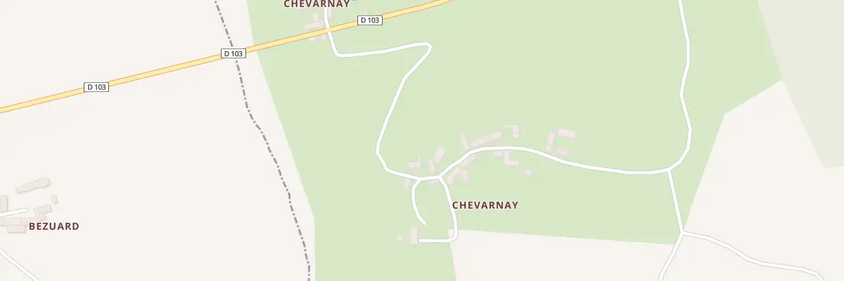 Plan du 16T Chevarnay au Petit-Pressigny