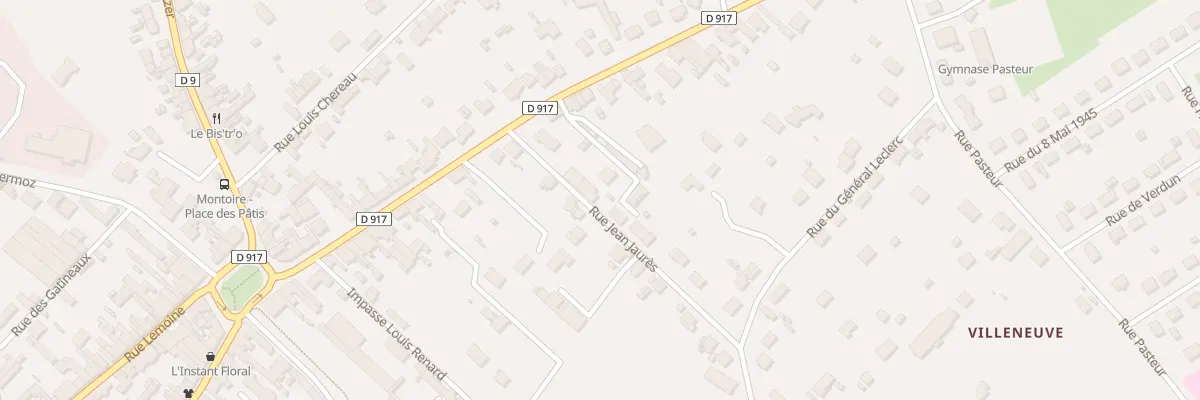 Plan du 5 Rue Jean Jaurès à Montoire-sur-le-Loir