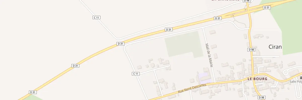 Plan du 5 Imp de la Braudière à Ciran