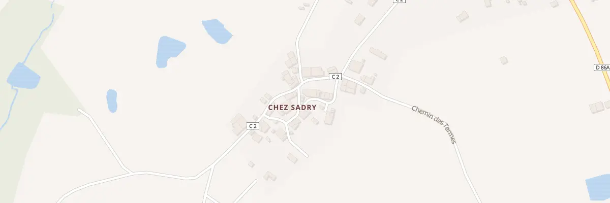 Plan du 14 Rue de chez Sadry à Peyrat-de-Bellac
