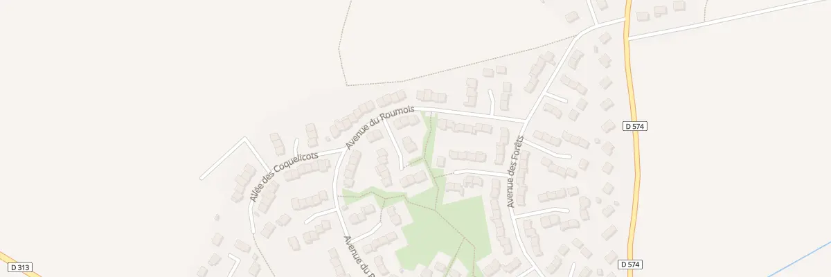 Plan du 1 All des Colombes à Grand Bourgtheroulde