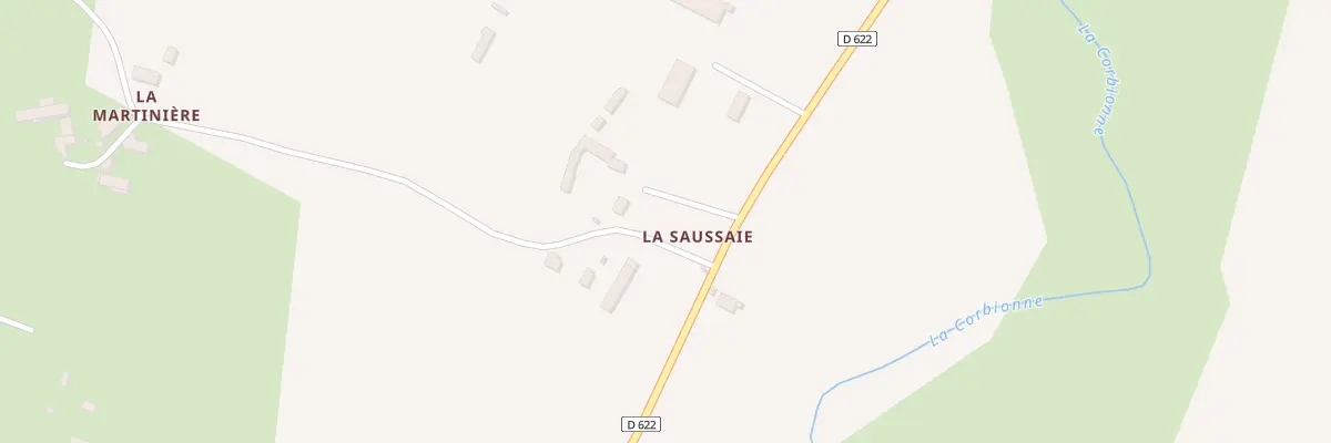 Plan du 8 La Saussaie à Bretoncelles