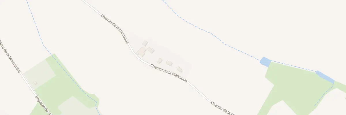 Plan du 780 Chem de la Marcaoue à Bézéril