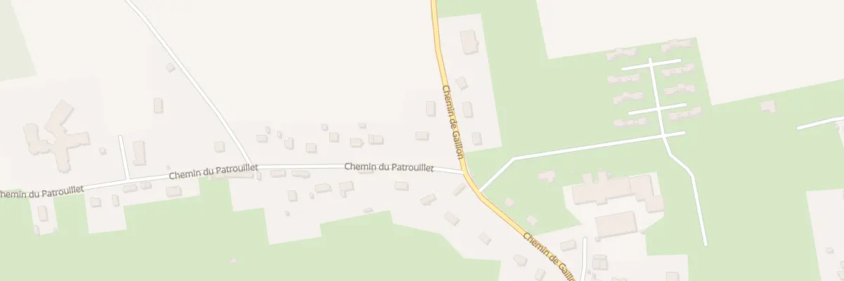 Plan du 2 Che du Patrouillet à Bémécourt