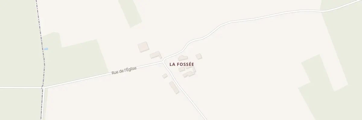 Plan du 4 La Fossée à Lunay