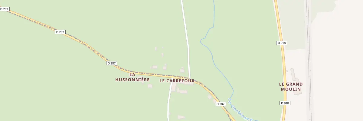 Plan du 1 Le Carrefour à Bretoncelles