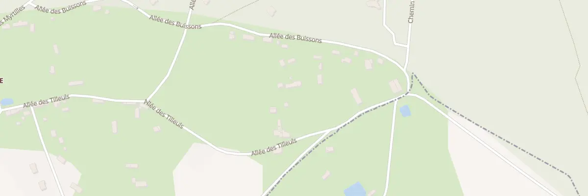 Plan du 59 All des Tilleuls à Pullay