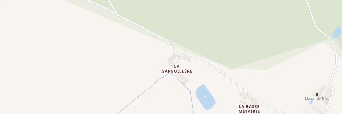 Plan du 2 La Gargillere à Yzeures-sur-Creuse