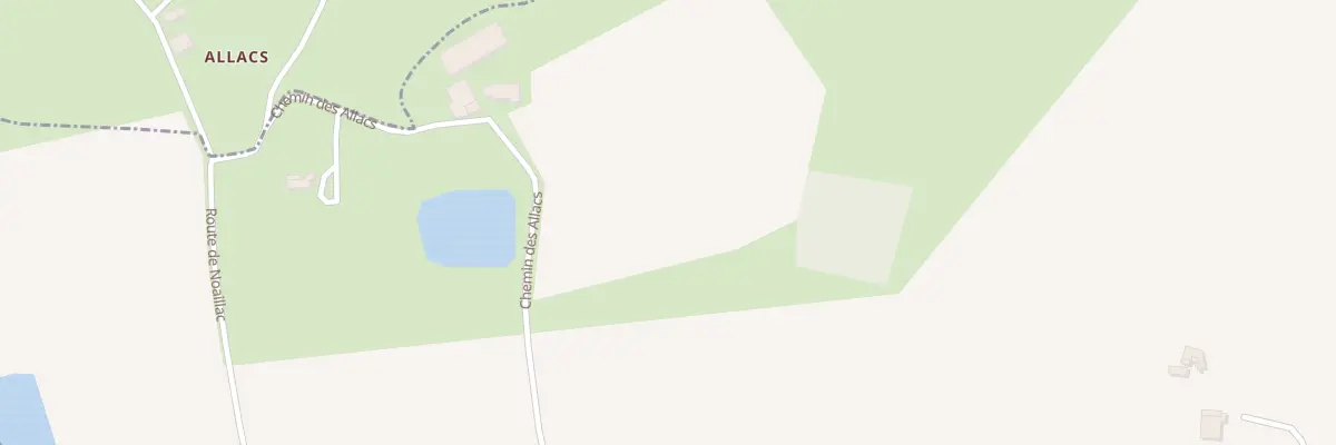 Plan du 598 Che des Allacs à Penne-d’Agenais