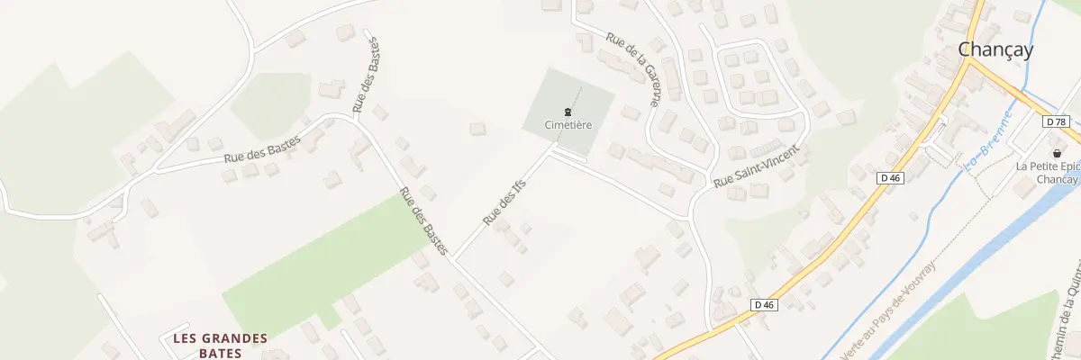 Plan du 3 Rue des Ifs à Chançay