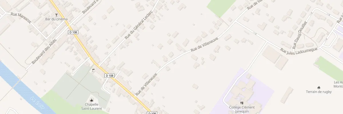 Plan du 11 Rue de Villeneuve à Montoire-sur-le-Loir