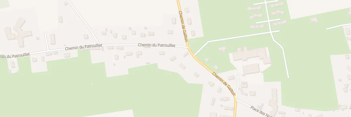 Plan du 1 Che du Patrouillet à Bémécourt
