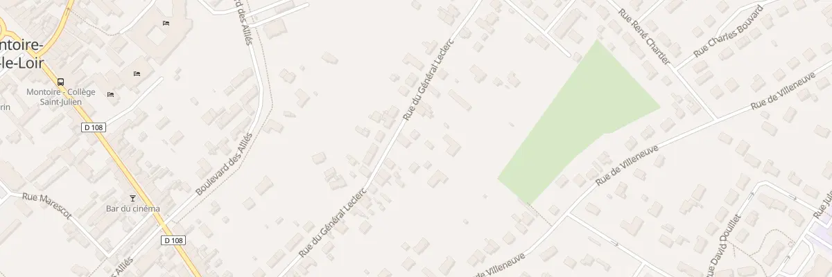 Plan du 36 Rue du Général Leclerc à Montoire-sur-le-Loir