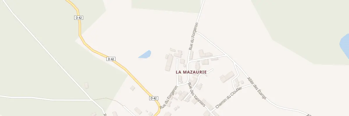 Plan du 5257 La Mazaurie à Cussac