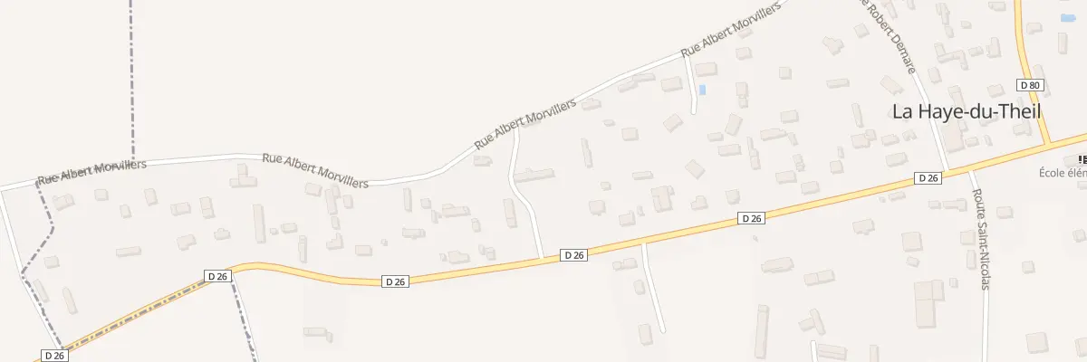 Plan du 25 Rte de Brionne à La Haye-du-Theil