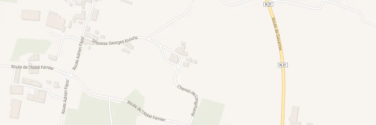 Plan du 218 Che de Longchamp à Négrondes