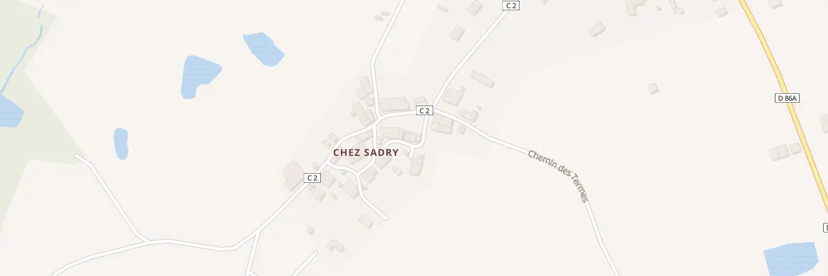 Plan du 4 Rue de Chez Sadry à Chaillac-sur-Vienne