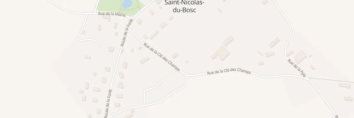 Plan du 11 Rue de la Clé des Champs au Bosc du Theil