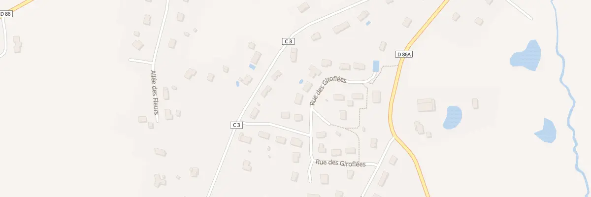 Plan du 20 Rue des Giroflées à Chaillac-sur-Vienne