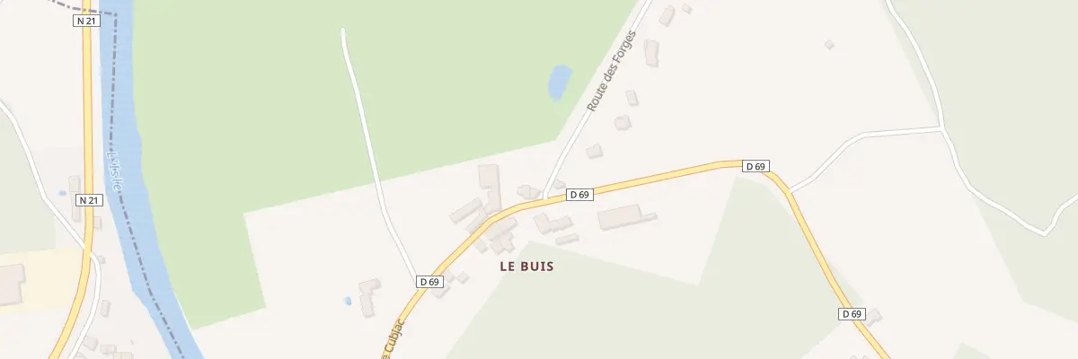 Plan du 7 Rte de Cubjac à Sarliac-sur-l’Isle