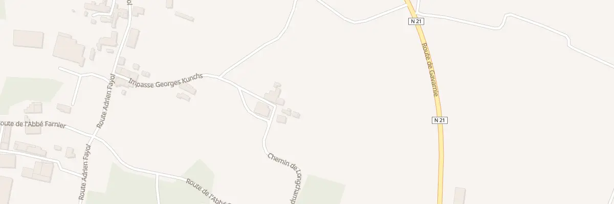 Plan du 215 Longchamps à Négrondes