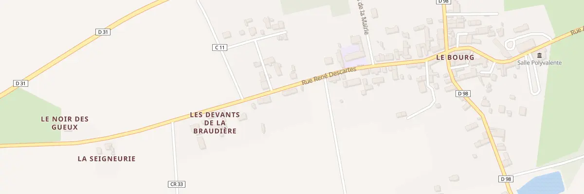 Plan du 25 Rue René Descartes à Ciran