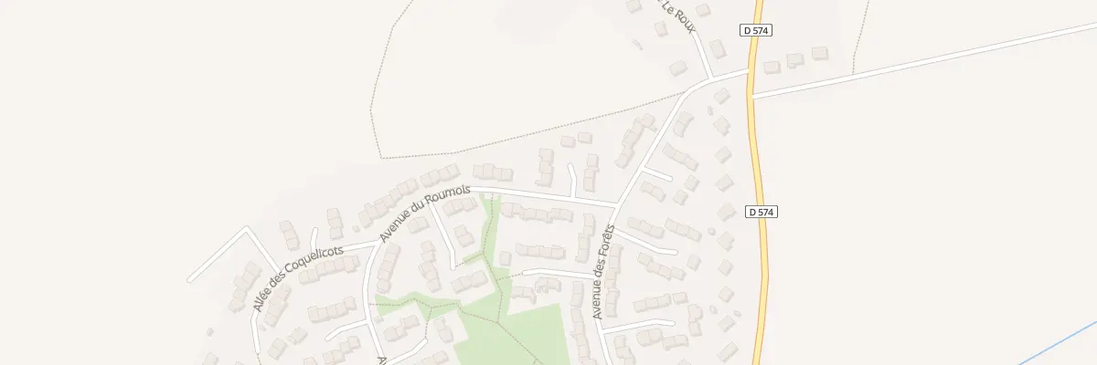 Plan du 1 All des Anémones à Grand Bourgtheroulde