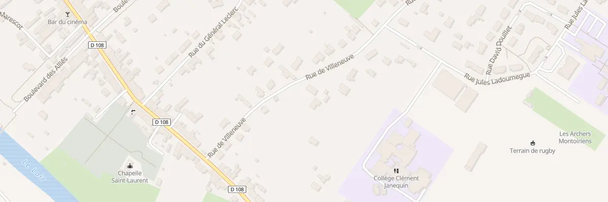 Plan du 14 Rue de Villeneuve à Montoire-sur-le-Loir