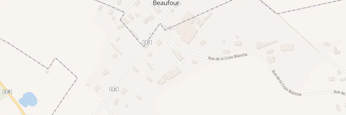 Plan du 22B Rue de la Croix Blanche à Vitot