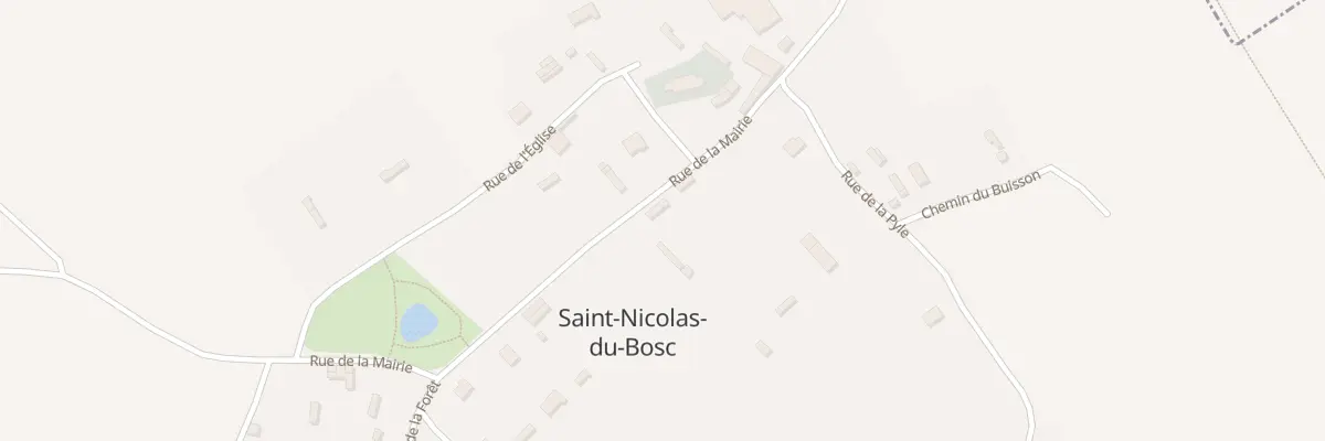Plan du 138 Rue de la Mairie au Bosc du Theil
