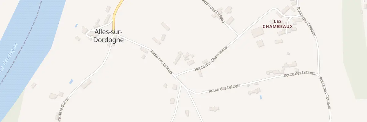 Plan du 128 Les Chambeaux à Alles-sur-Dordogne