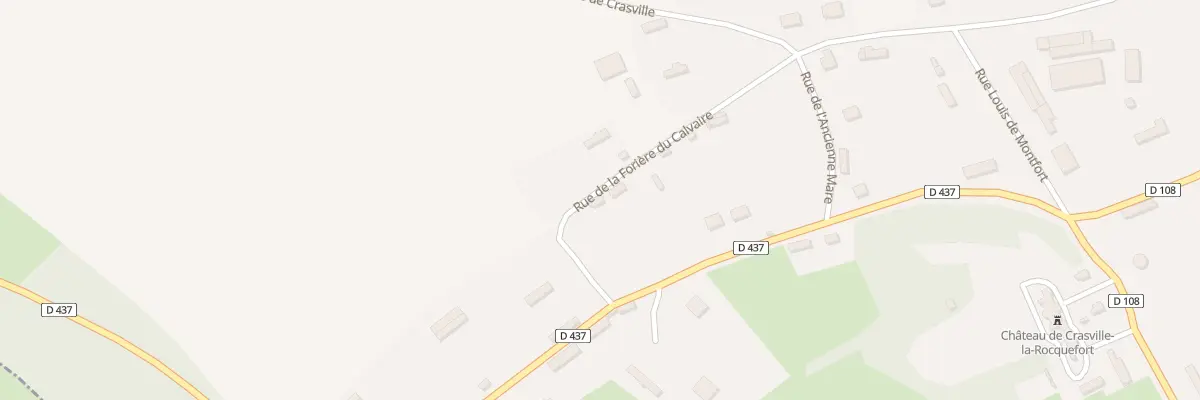 Plan du 3 Rue de la Foriere du Calvaire à Crasville-la-Rocquefort