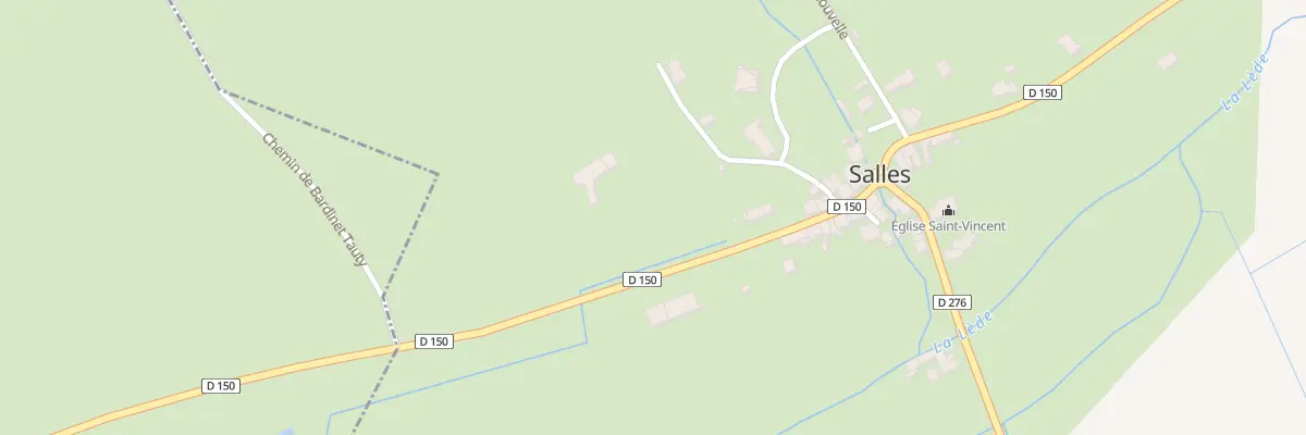 Plan du 28 Tauty Bas à Salles