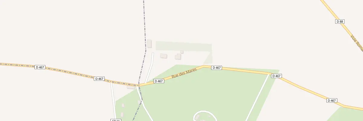 Plan du 592 Rue des Mares à Saint-Martin-aux-Arbres
