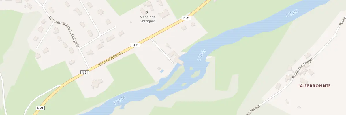 Plan du 10 Rte Nationale 21 à Sarliac-sur-l’Isle