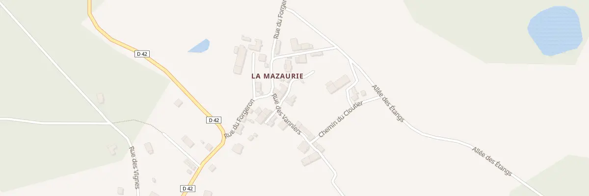 Plan du 1 Ven du Tapissier à Cussac