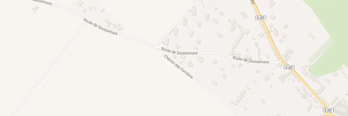 Plan du 296 Che des Forrieres à Saint-Aubin-sur-Mer
