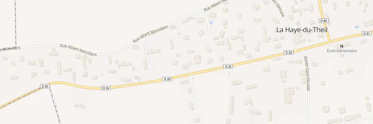 Plan du 29 Rte de Brionne à La Haye-du-Theil