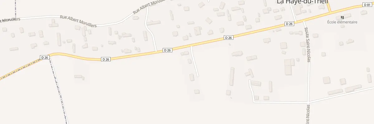 Plan du 8 Rte de Brionne à La Haye-du-Theil
