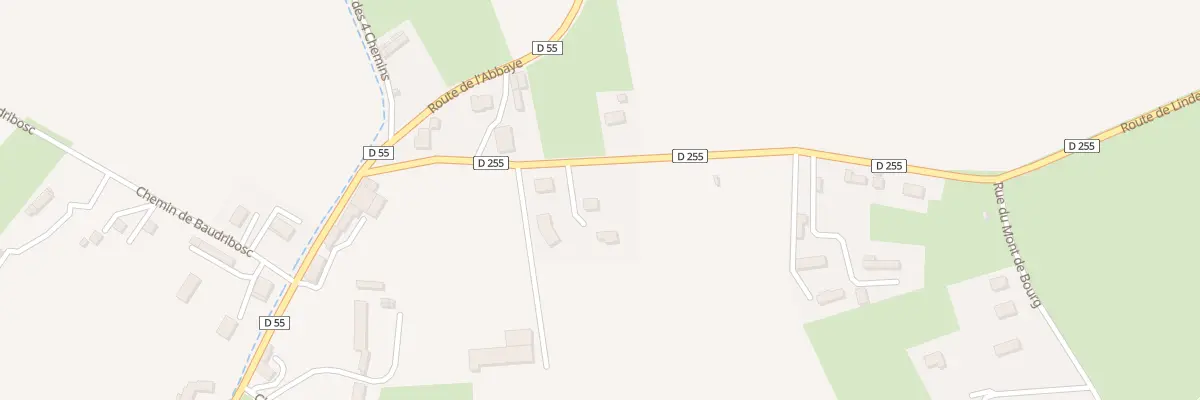 Plan du 166 Rte de Lindebeuf à Ouville-l’Abbaye