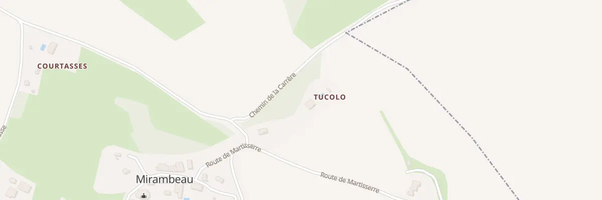 Plan du 1 Tucolo à Mirambeau