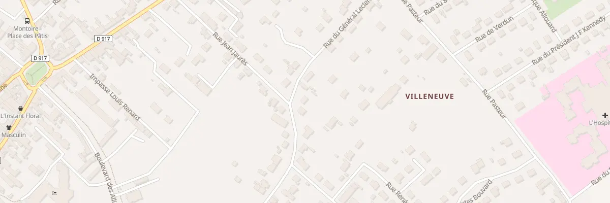 Plan du 74 Rue du Général Leclerc à Montoire-sur-le-Loir
