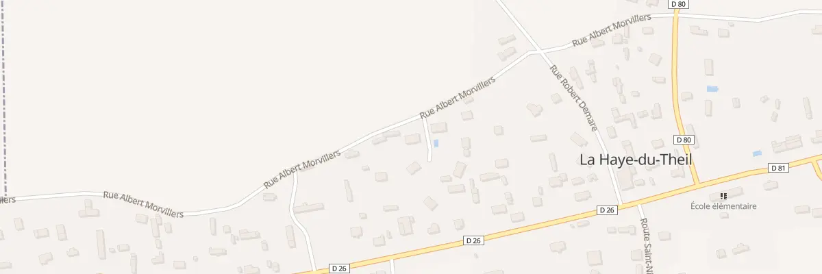 Plan du 5 Lot Charpentier Rue Morvillers à La Haye-du-Theil