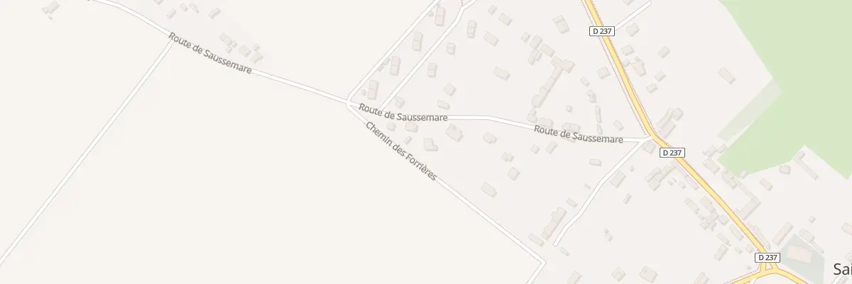 Plan du 229 Rte de Saussemare à Saint-Aubin-sur-Mer