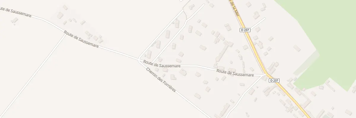 Plan du 214 Rte de Saussemare à Saint-Aubin-sur-Mer