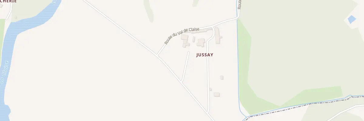Plan du 1 Jussay à Chaumussay