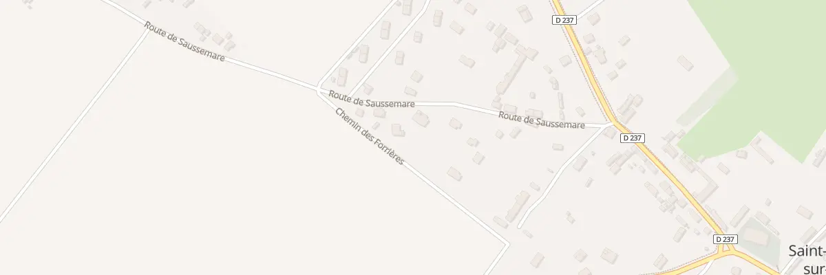 Plan du 185 Rte de Saussemare à Saint-Aubin-sur-Mer