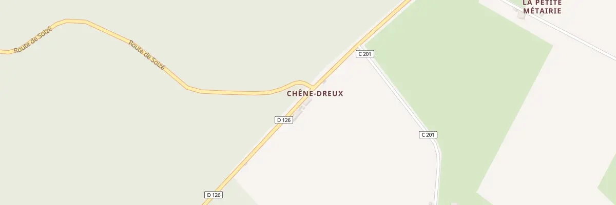 Plan du 33 Rte de la Croix Champagne à Saint-Ulphace