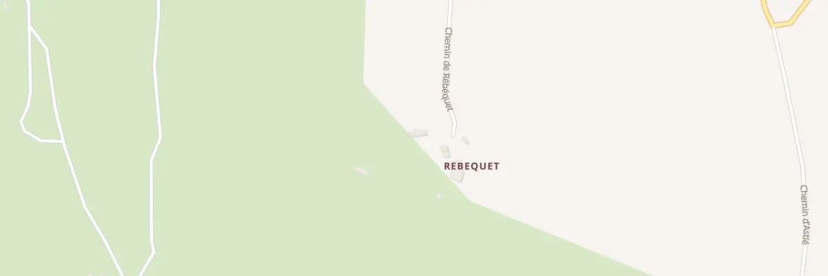 Plan du 614 Che de Rébéquet à Blaymont