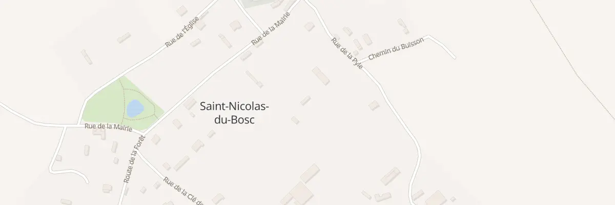 Plan du 140 Rue de la Mairie au Bosc du Theil